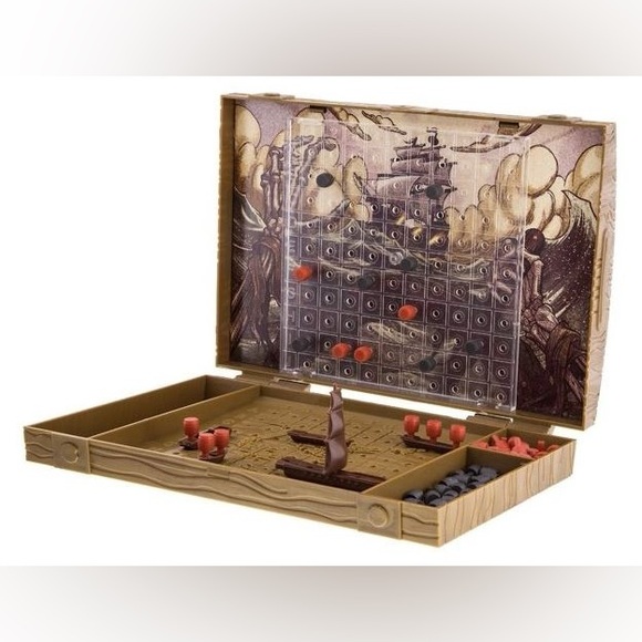 Disney Parks Theme Park Edition Pirates Caribbean BATTLESHIP Board Game NEW - Picture 3 of 5